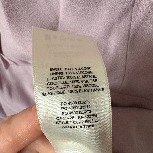 Aritzia Sunday Best Flirt Ruffle Dress Lilac Purple Size 8 - Picture 9 of 9